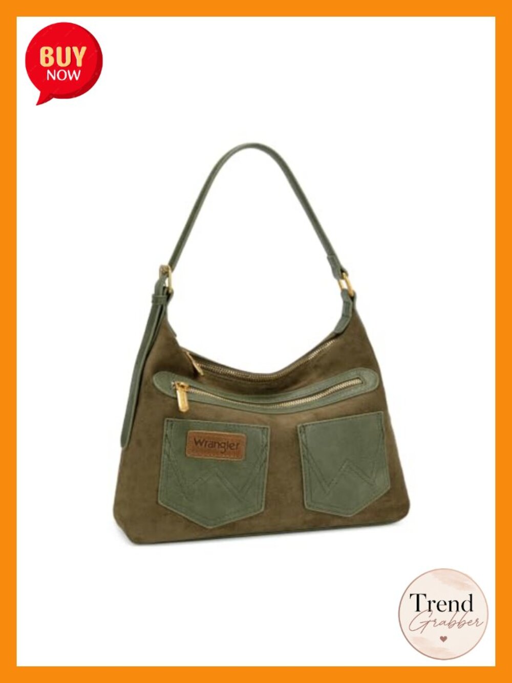 Faux Suede Hobo Shoulder Bag Slouchy Crossbody Purse for Women